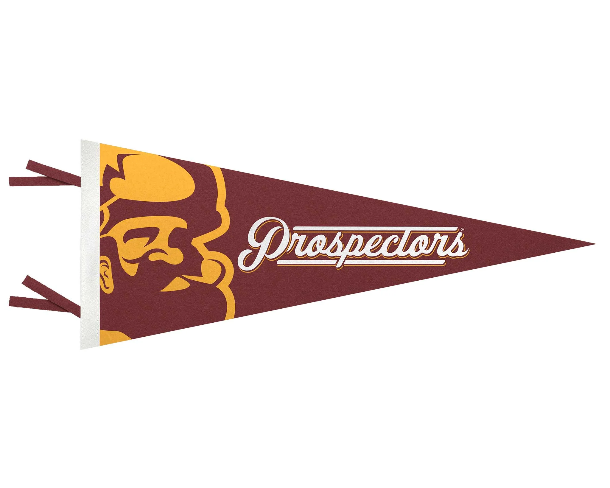 Gold Rush Felt Pennant